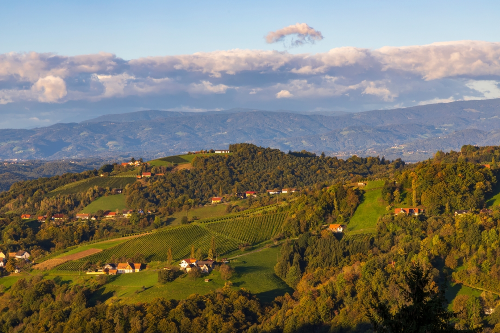 An image depicting the trail Kitzeck - Einöd K3 and its surrounding area.