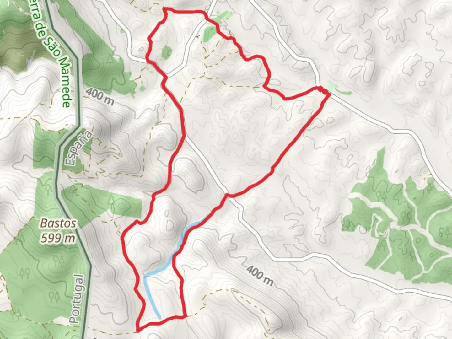 An image depicting the trail The Countryside PR BA 265 and its surrounding area.