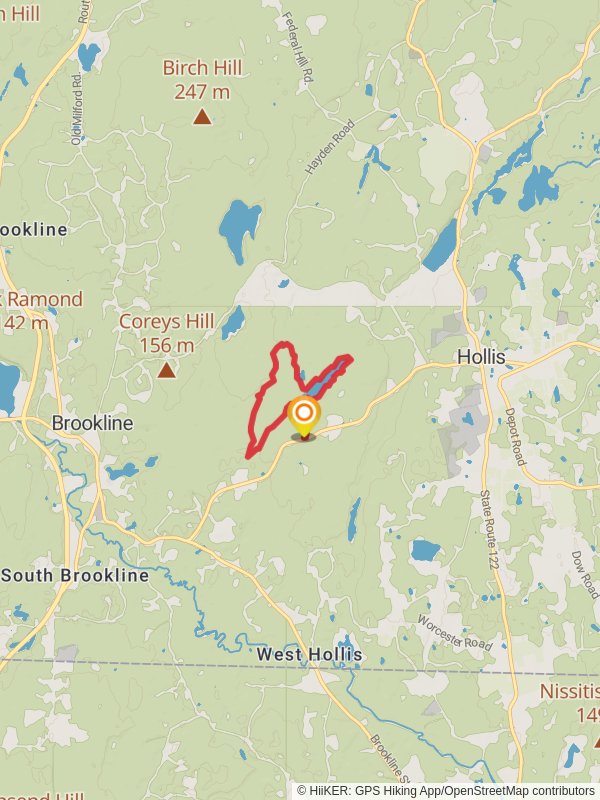 Beaver Brook Association Pond Loop from Proctor Hill Road