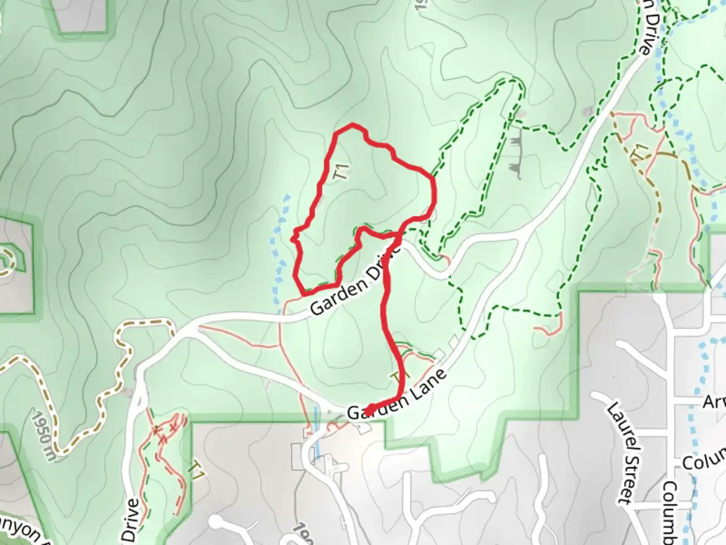 An image depicting the trail Cabin Canyon Loop Trail and its surrounding area.