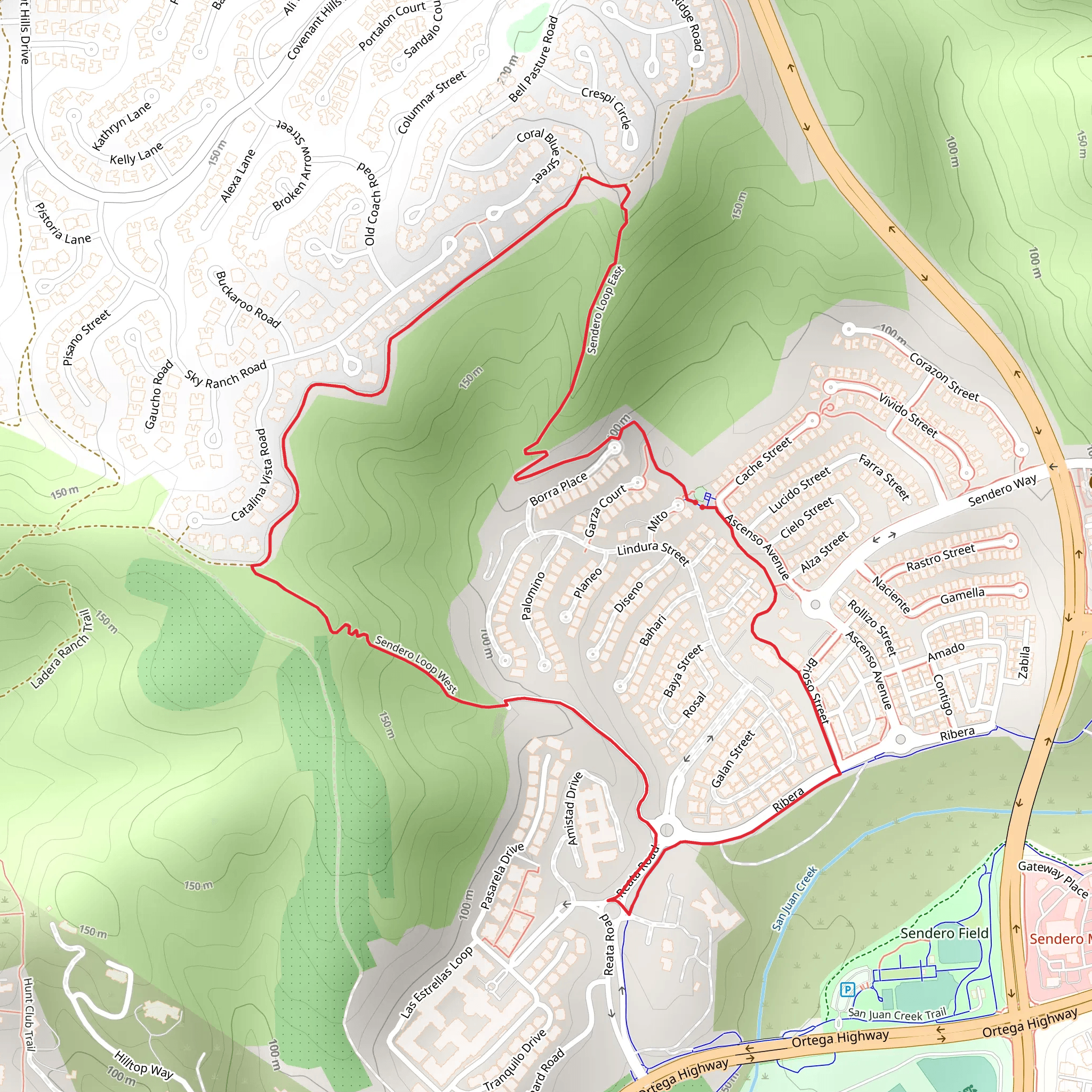 Rancho Mission Viejo Loop mobile static map