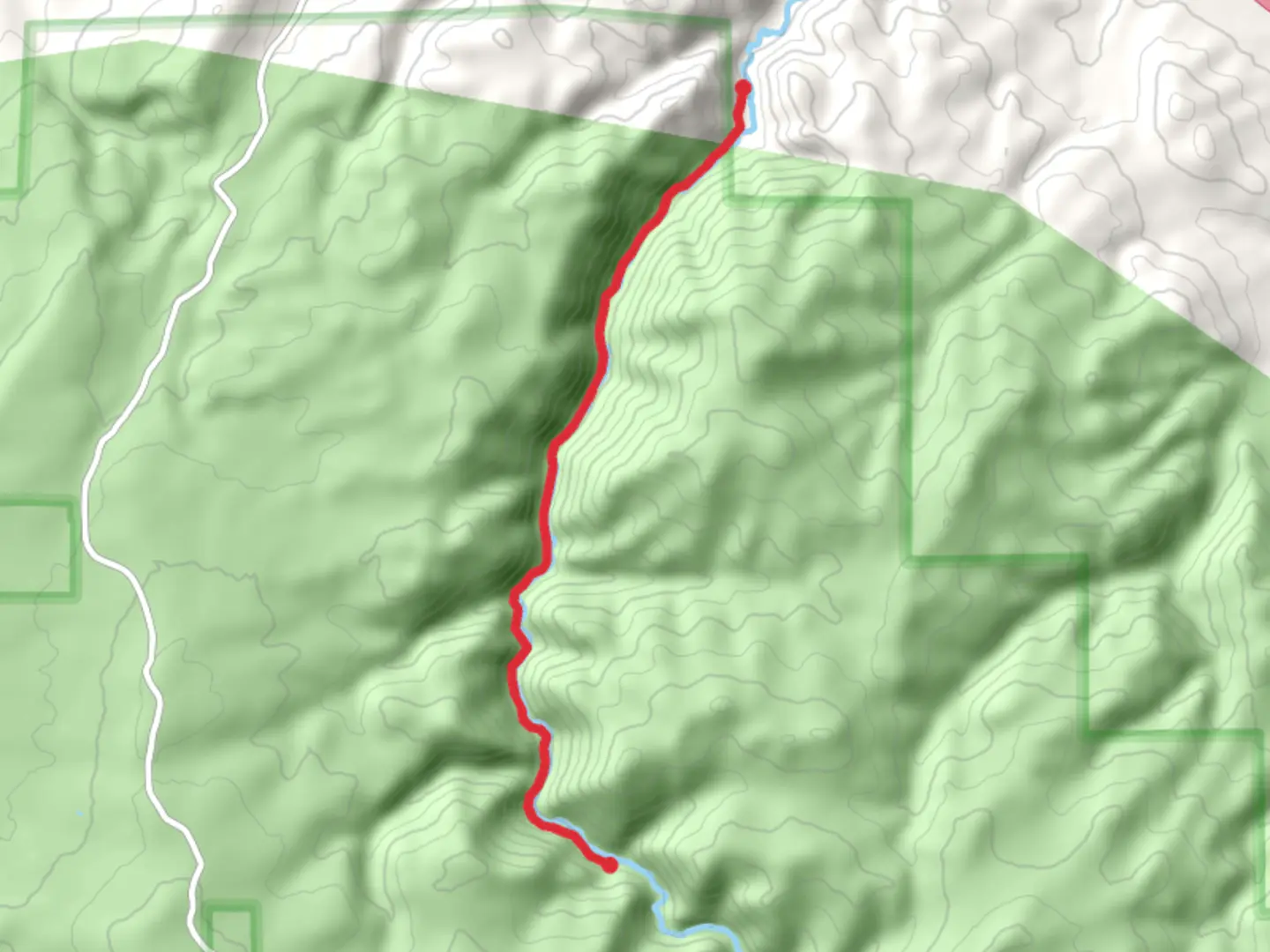 An image depicting the trail Rock Creek Trail - Short and its surrounding area.