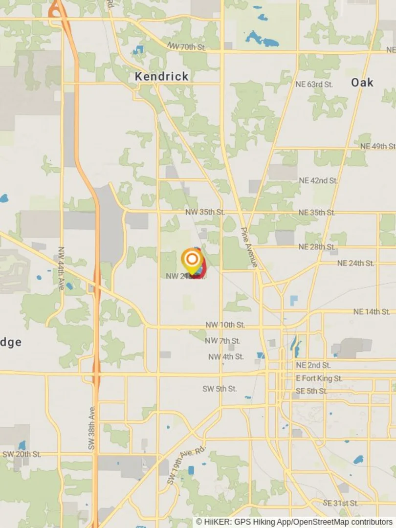 An image depicting the trail Ocala Wetland Recharge Park Loop and its surrounding area.