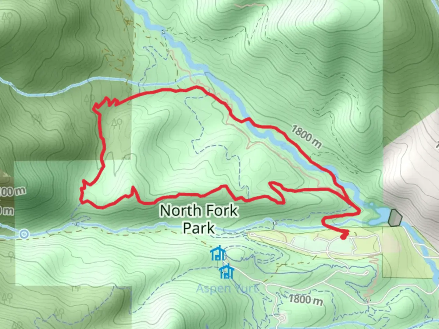 An image depicting the trail Bicentennial Lower Trail and North River Trail and its surrounding area.