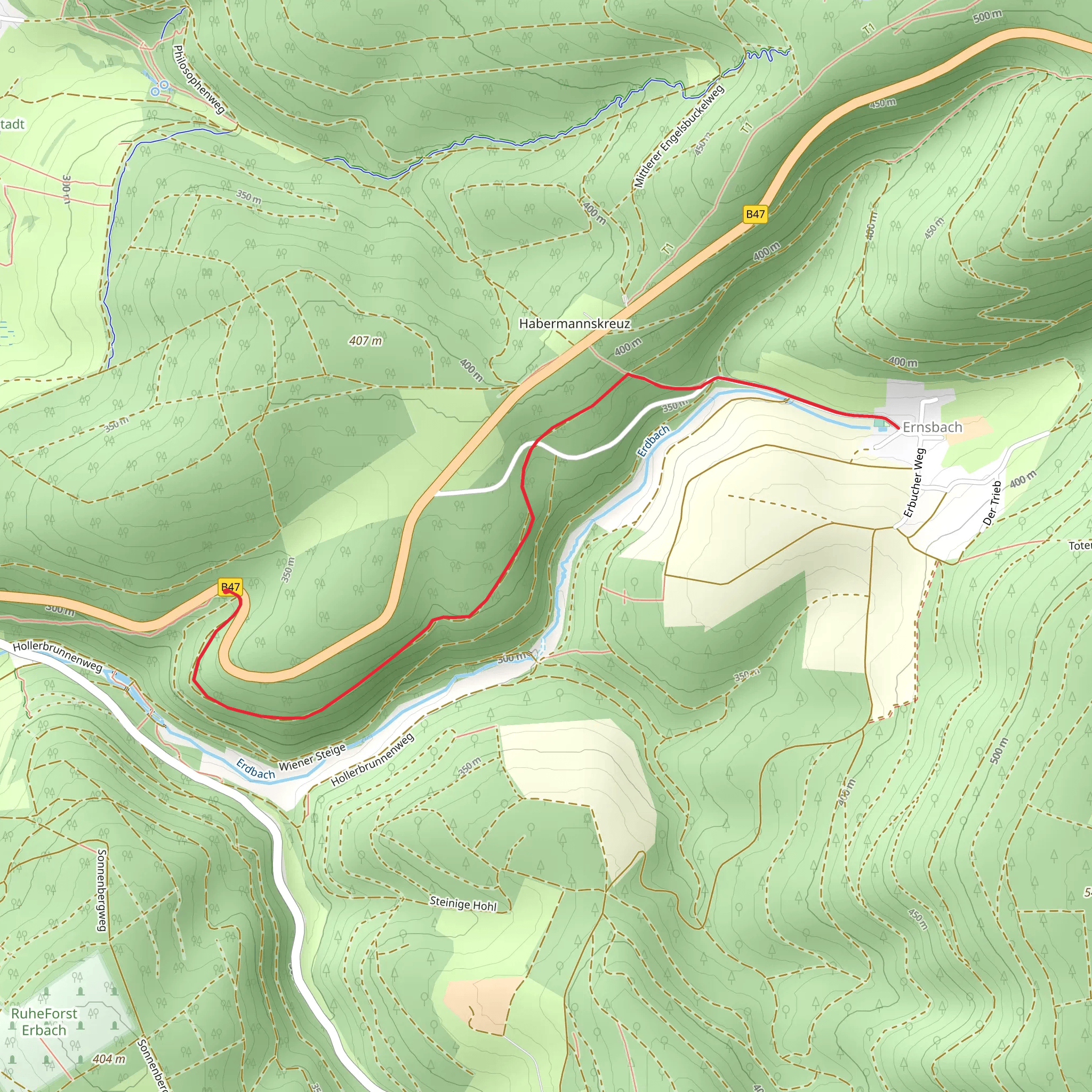 Ernsbach Walk mobile static map