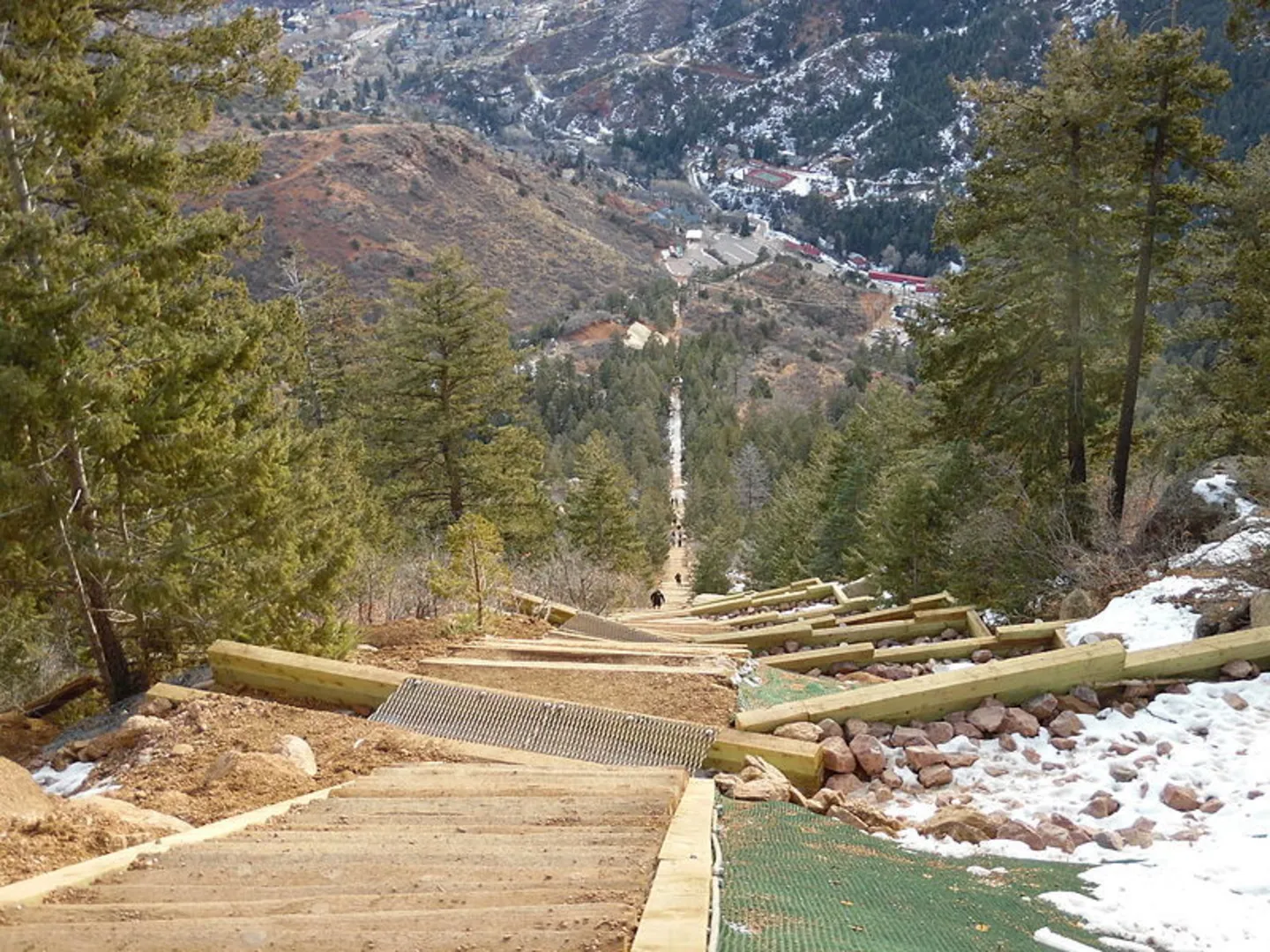 An image depicting the trail Manitou Reservoir Trail and its surrounding area.