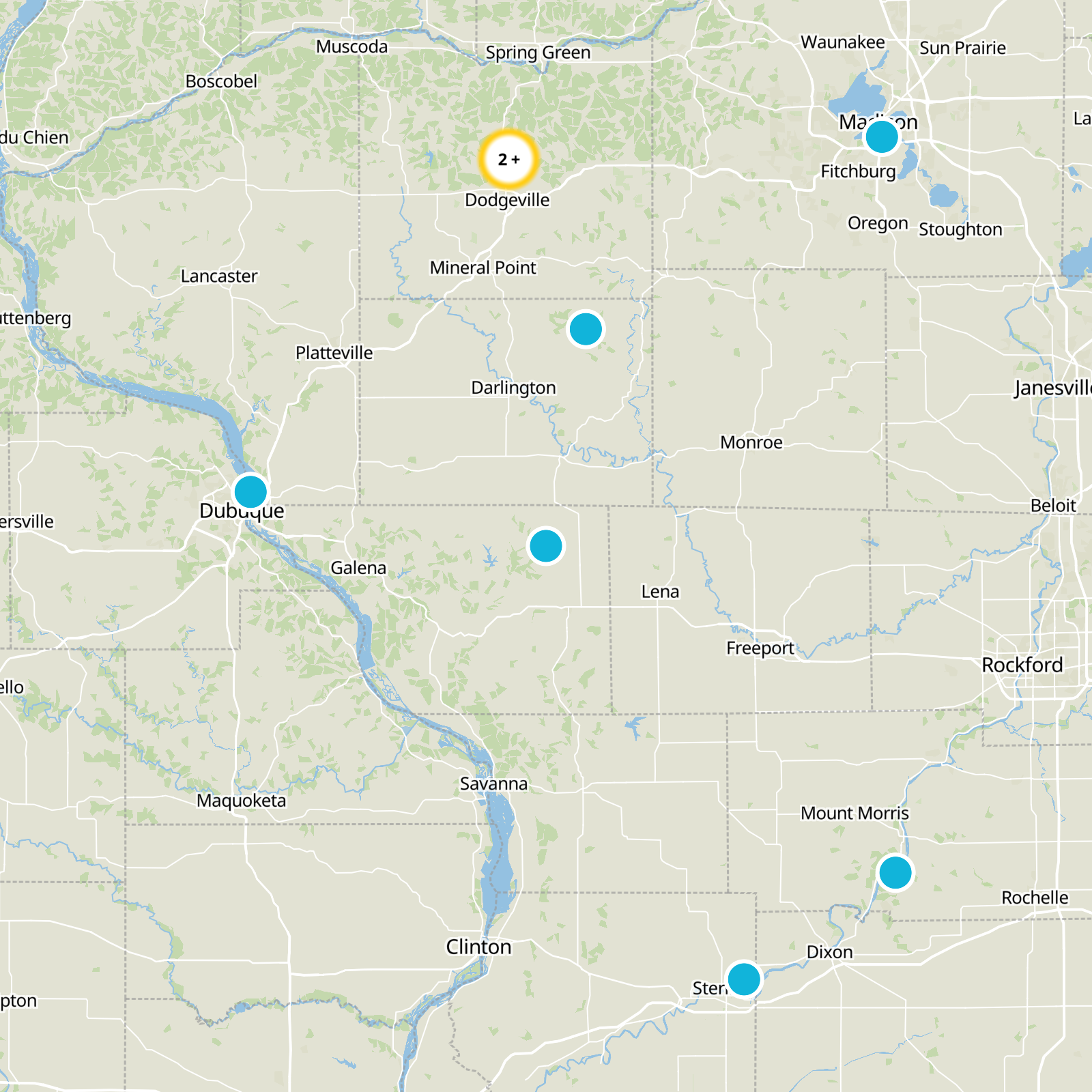 Jo Daviess County Static Map