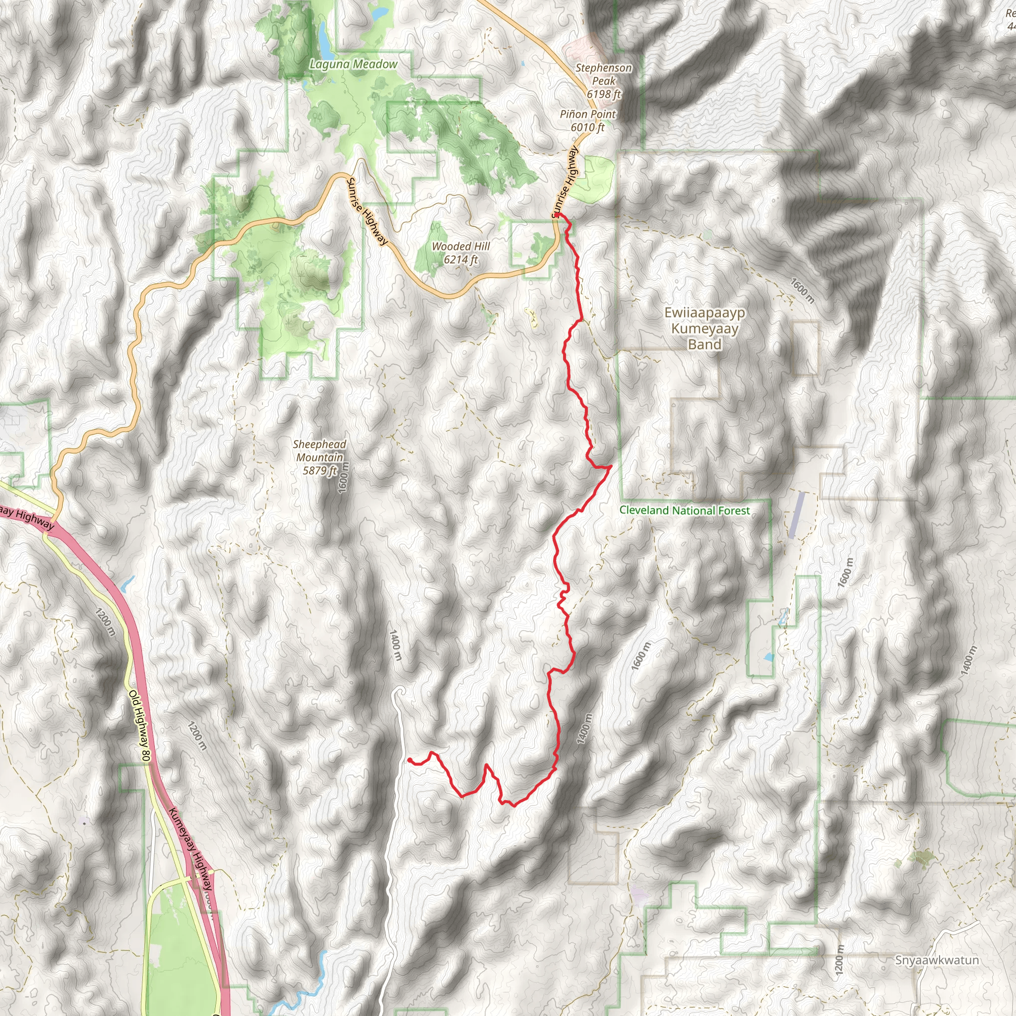 Morris Ranch Road Walk mobile static map
