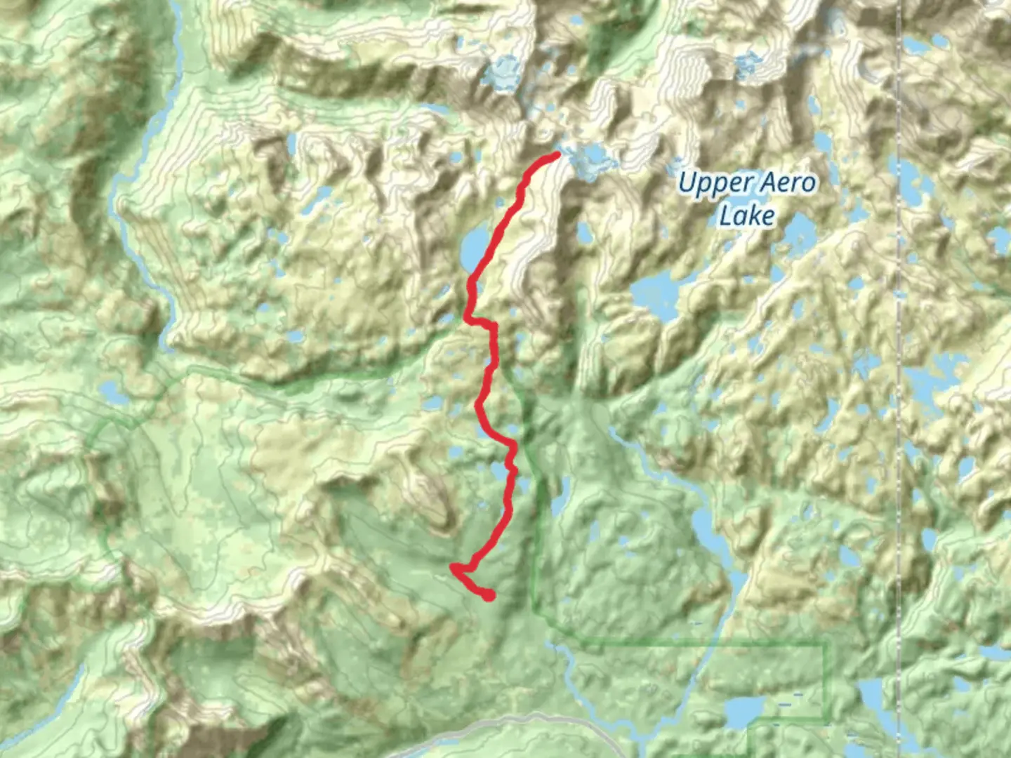 An image depicting the trail Grasshopper Glacier Trail and its surrounding area.
