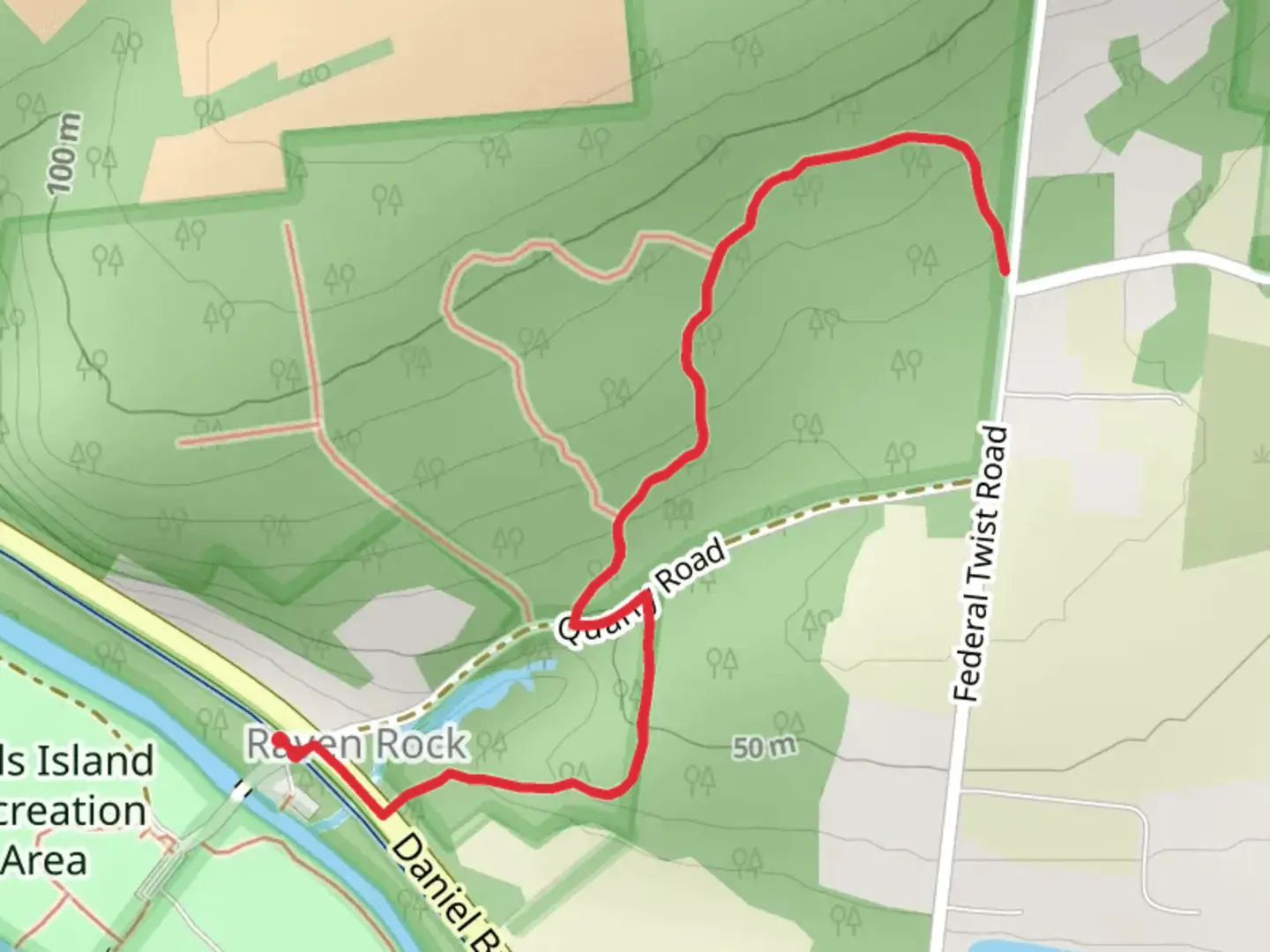 An image depicting the trail White Oak Trail from NJ State Long Trail and its surrounding area.