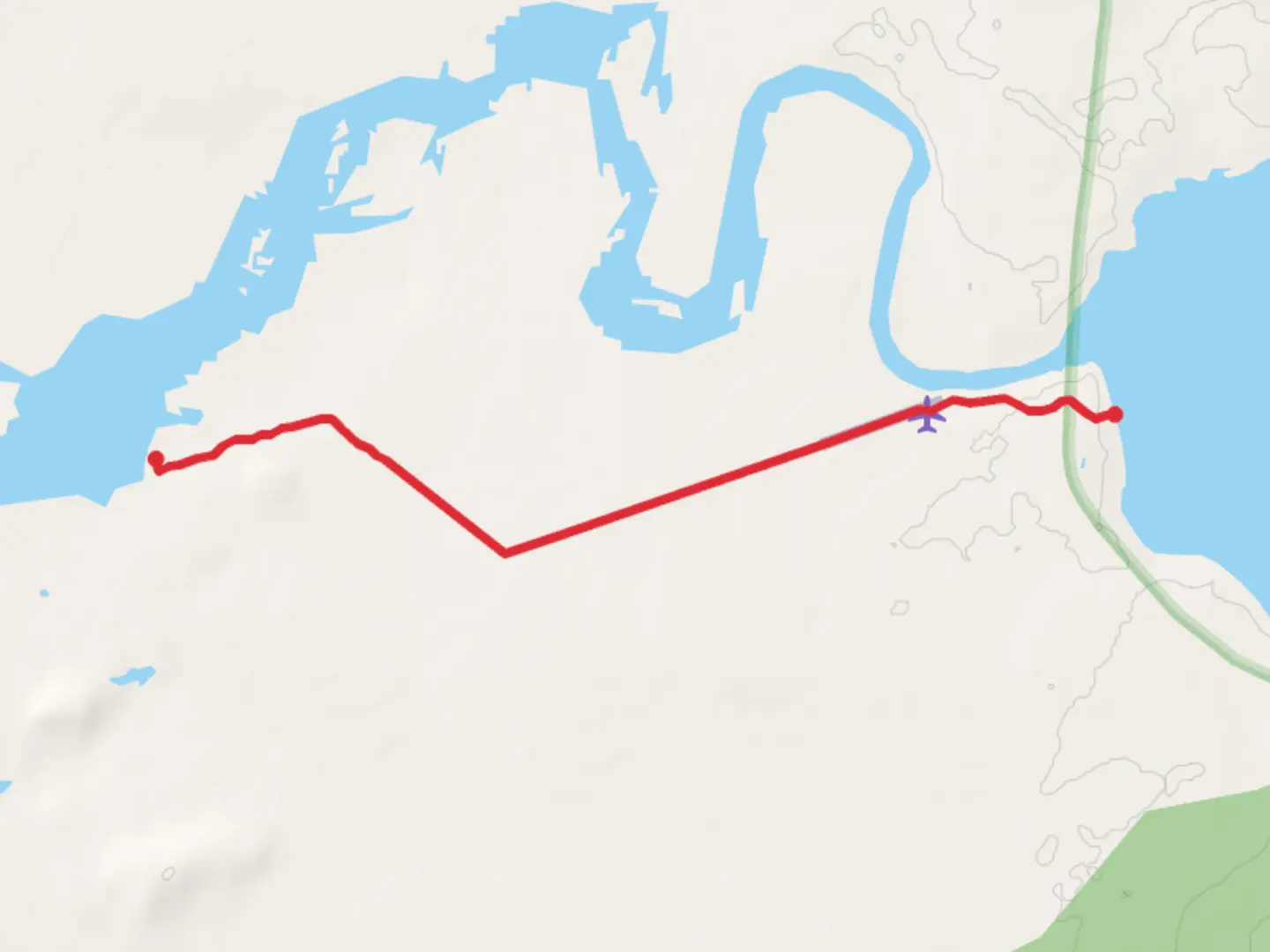 An image depicting the trail Harlequin Lake and Middle Dangerous Trail and its surrounding area.