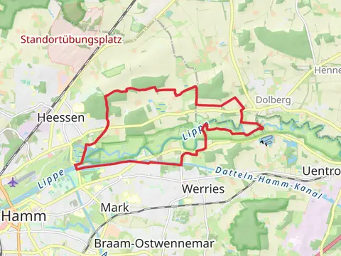 Oberwerrieser Mersch and Schloss Heessen Loop