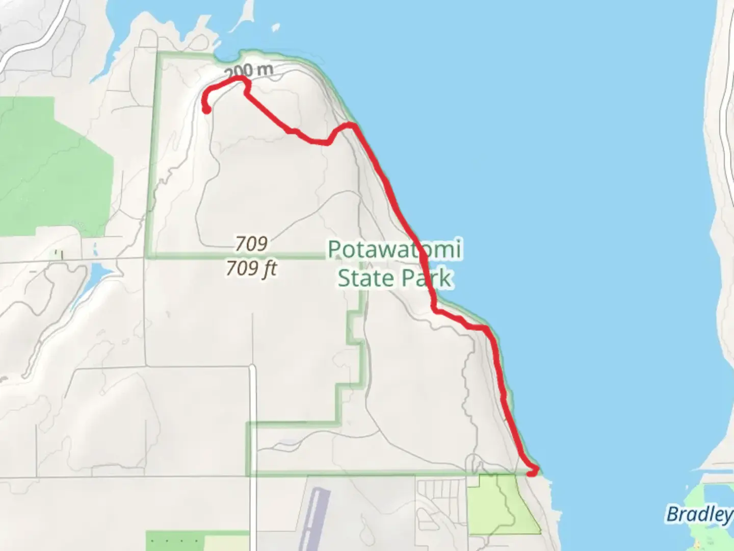 An image depicting the trail Ice Age Trail - Park Drive and its surrounding area.