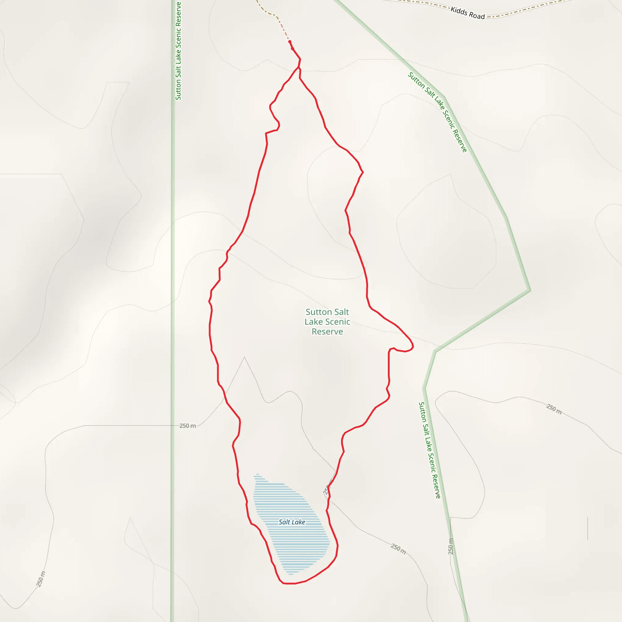 Sutton Salt Lake Walk mobile static map