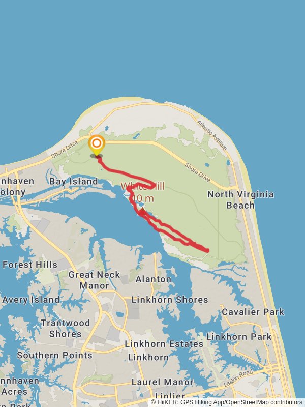 White Hill vis Cape Henry Loop Trail