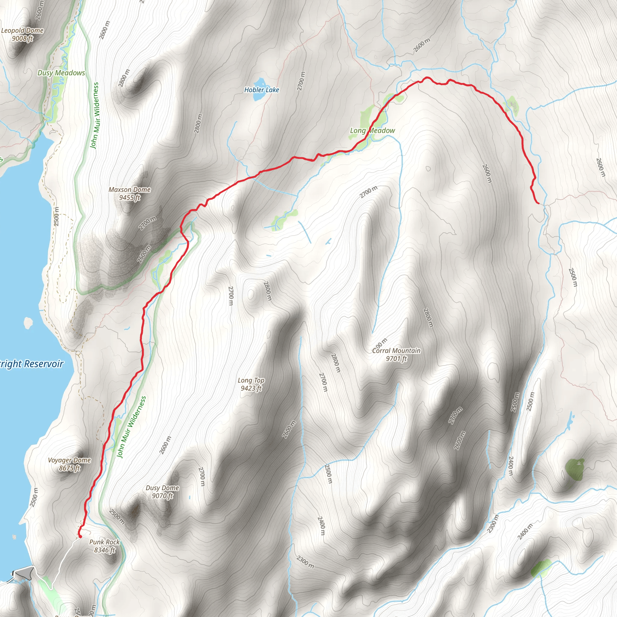 Blackcap Trail mobile static map