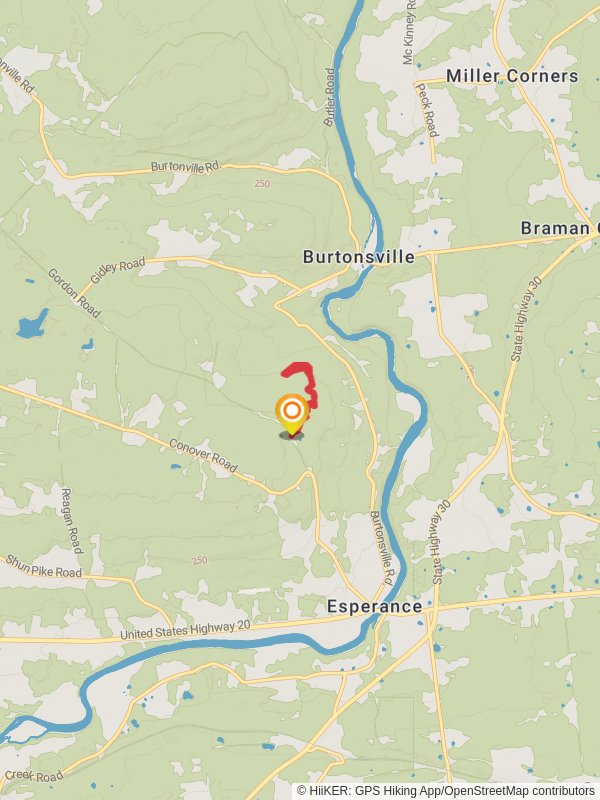 Lape Road Loop mobile static map