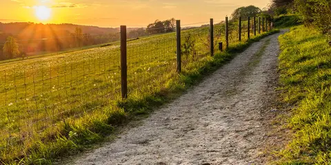An image depicting the trail Chess Valley Walk and its surrounding area.