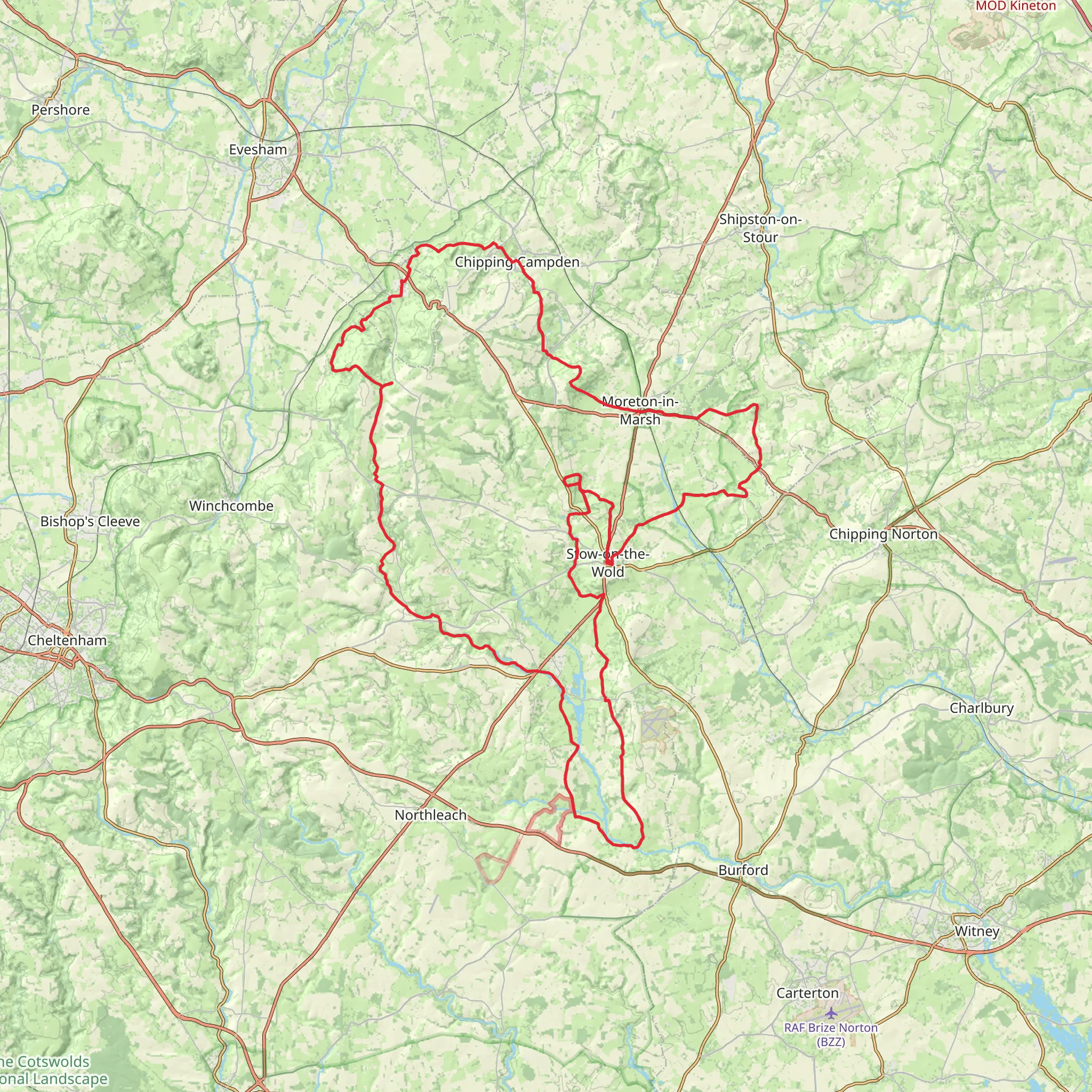 Donnington Way mobile static map