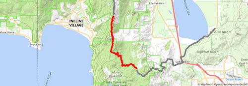American Discovery Trail South Route stage 370 Map