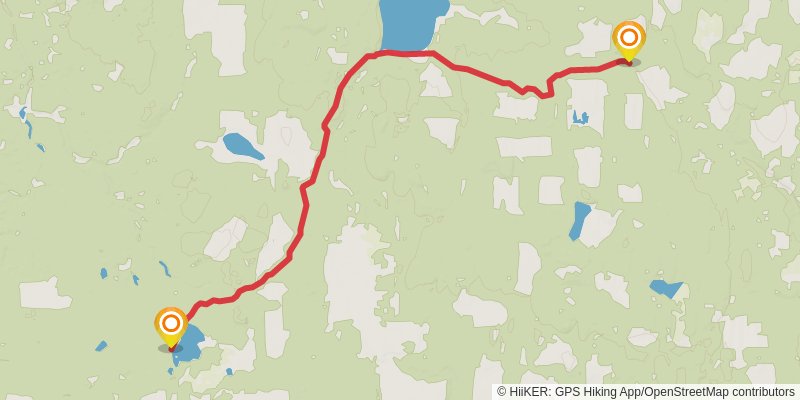 Alexander Mackenzie Heritage Trail stage 19 Map