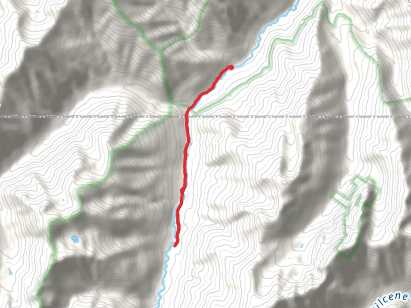 An image depicting the trail Camp Handy via Dungeness Trail and its surrounding area.