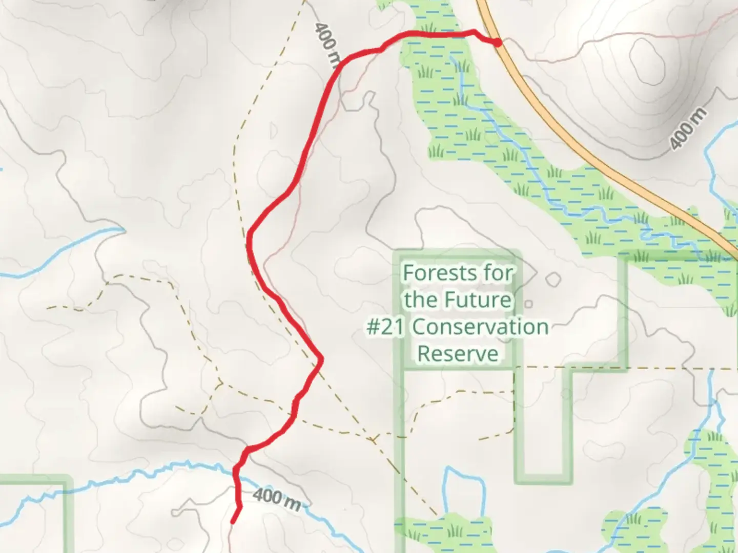An image depicting the trail Gogebic Ridge Trail - Short and its surrounding area.