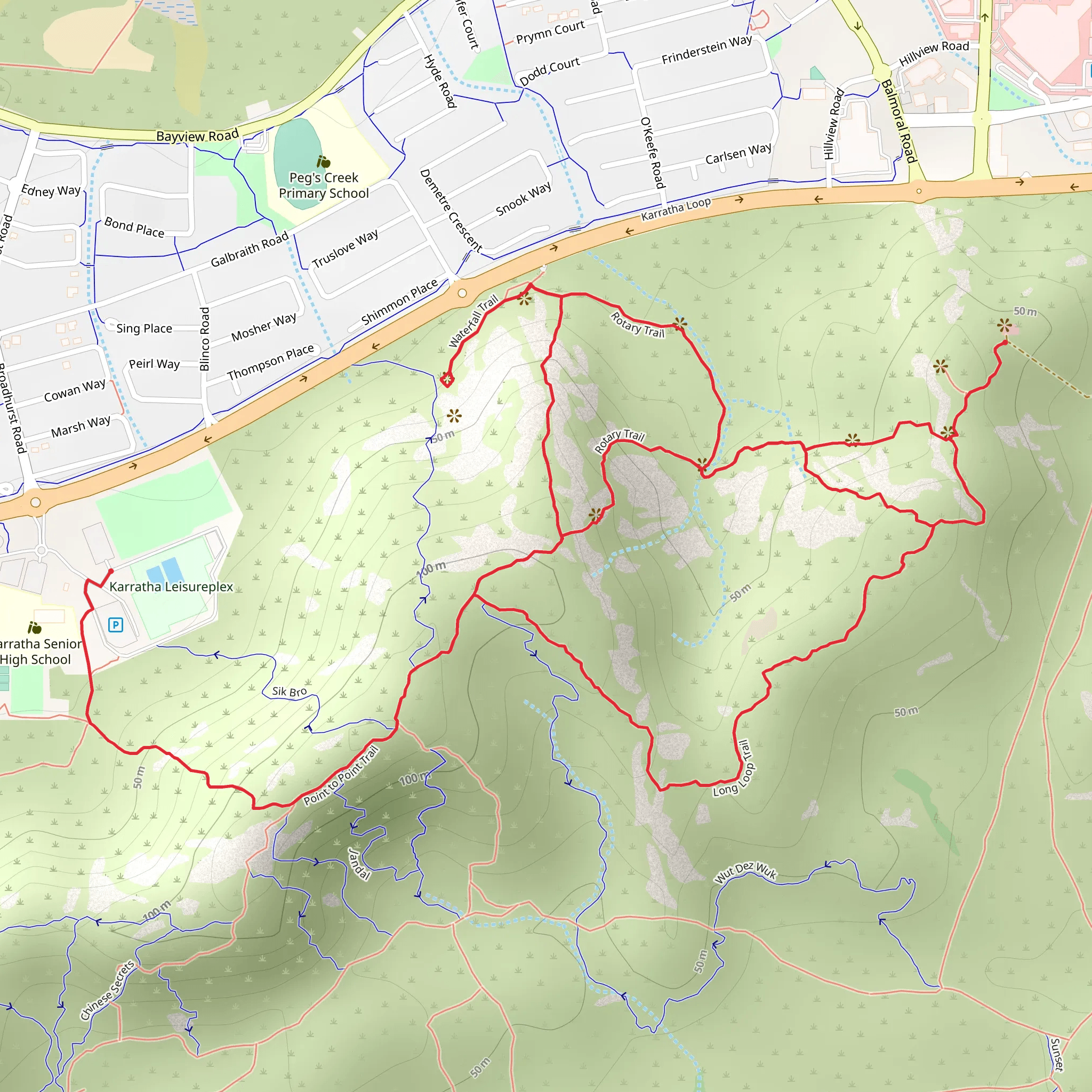 Yaburara Heritage Trail mobile static map