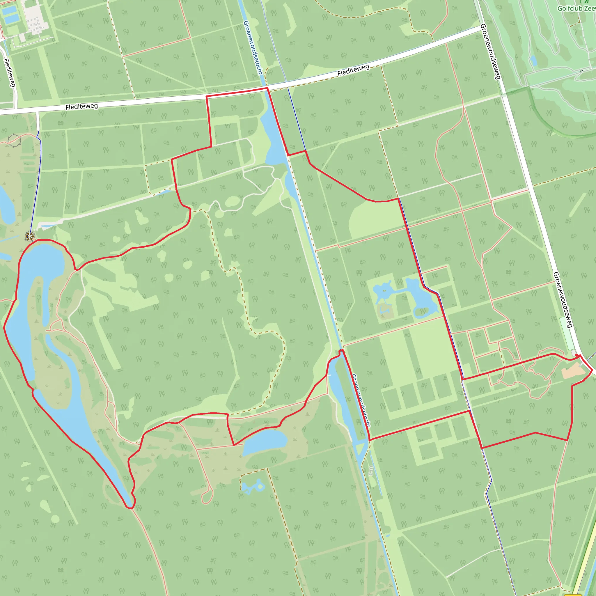 Horsterwold and De Stille Kern Loop mobile static map