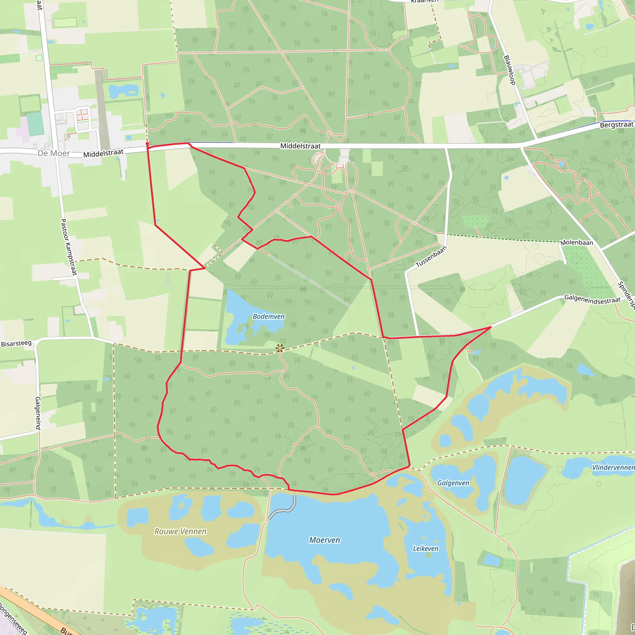 Victorpad and Hertogenpad 1 Loop mobile static map