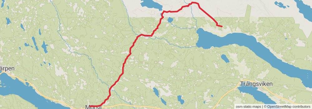 St Olavsleden stage 16 Map