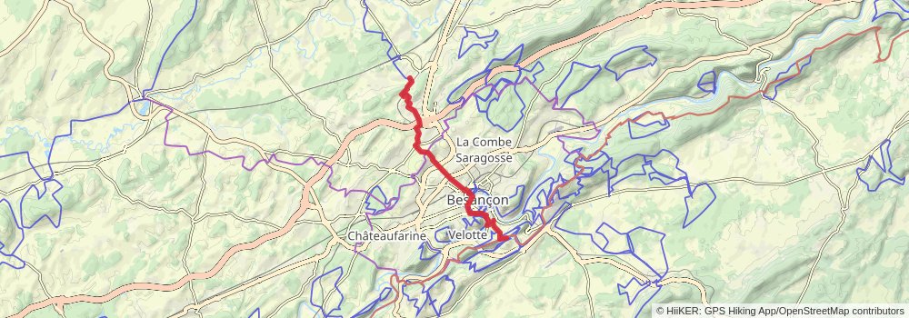 Via Francigena stage 48 Map