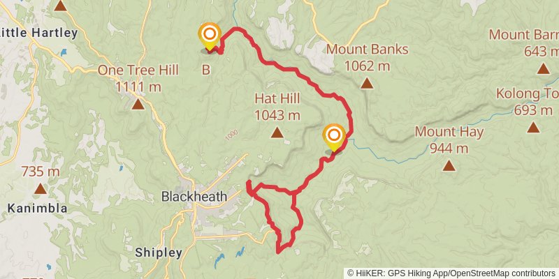Blue Gum Forest Trail Loop stage 2 Map