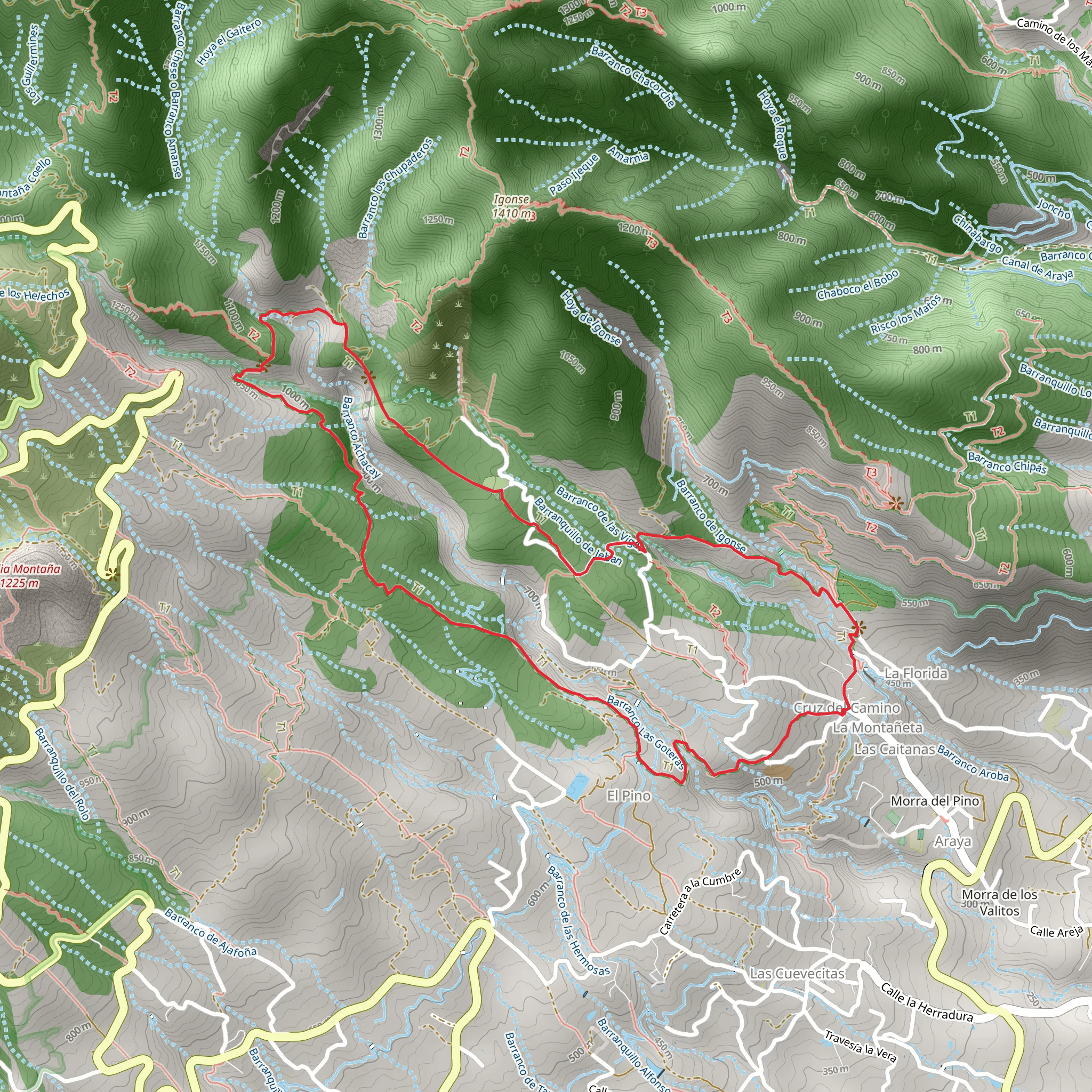 Los Brezos SL TF 294 mobile static map