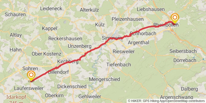 Ausoniusweg stage 2 Map
