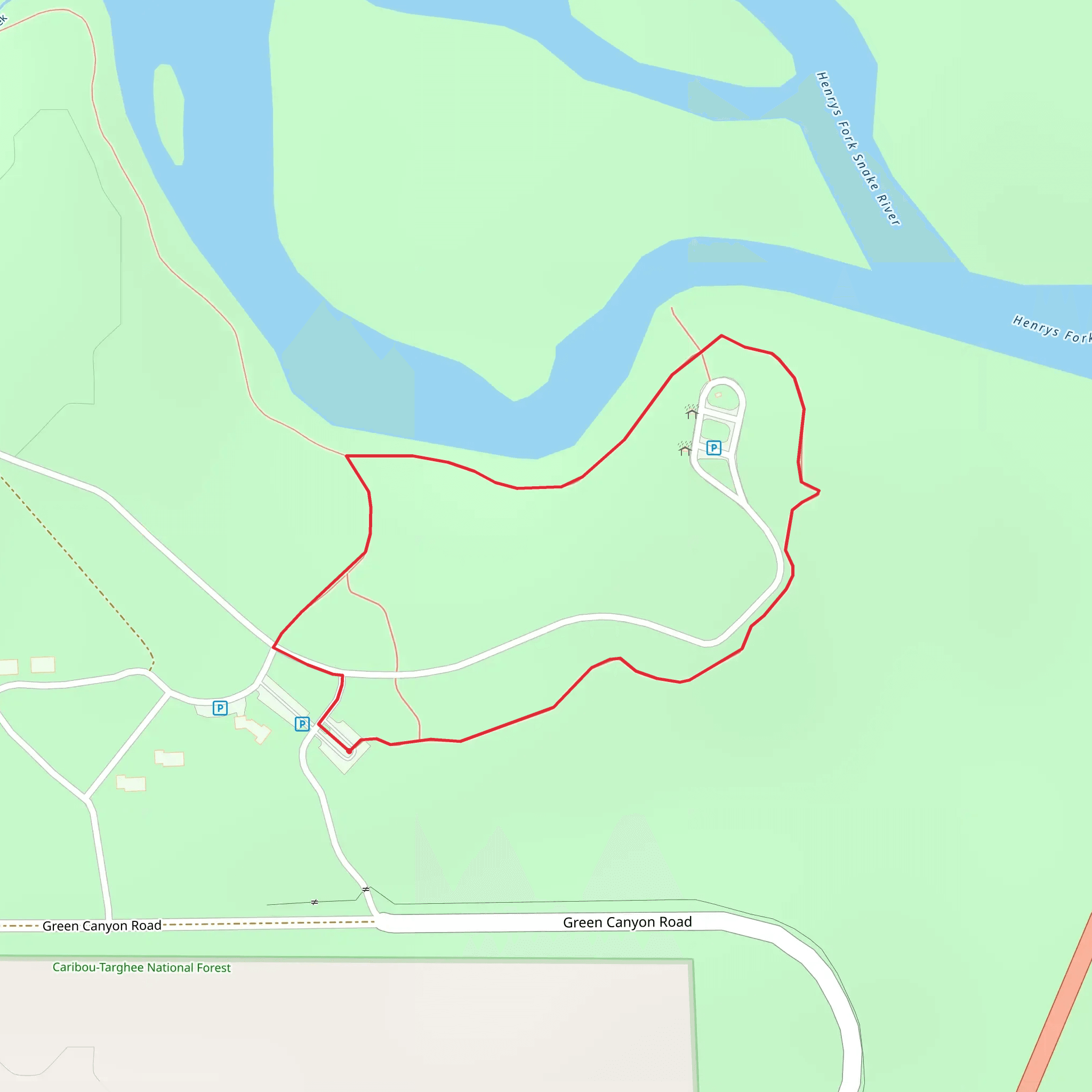 Green Canyon Road Loop mobile static map