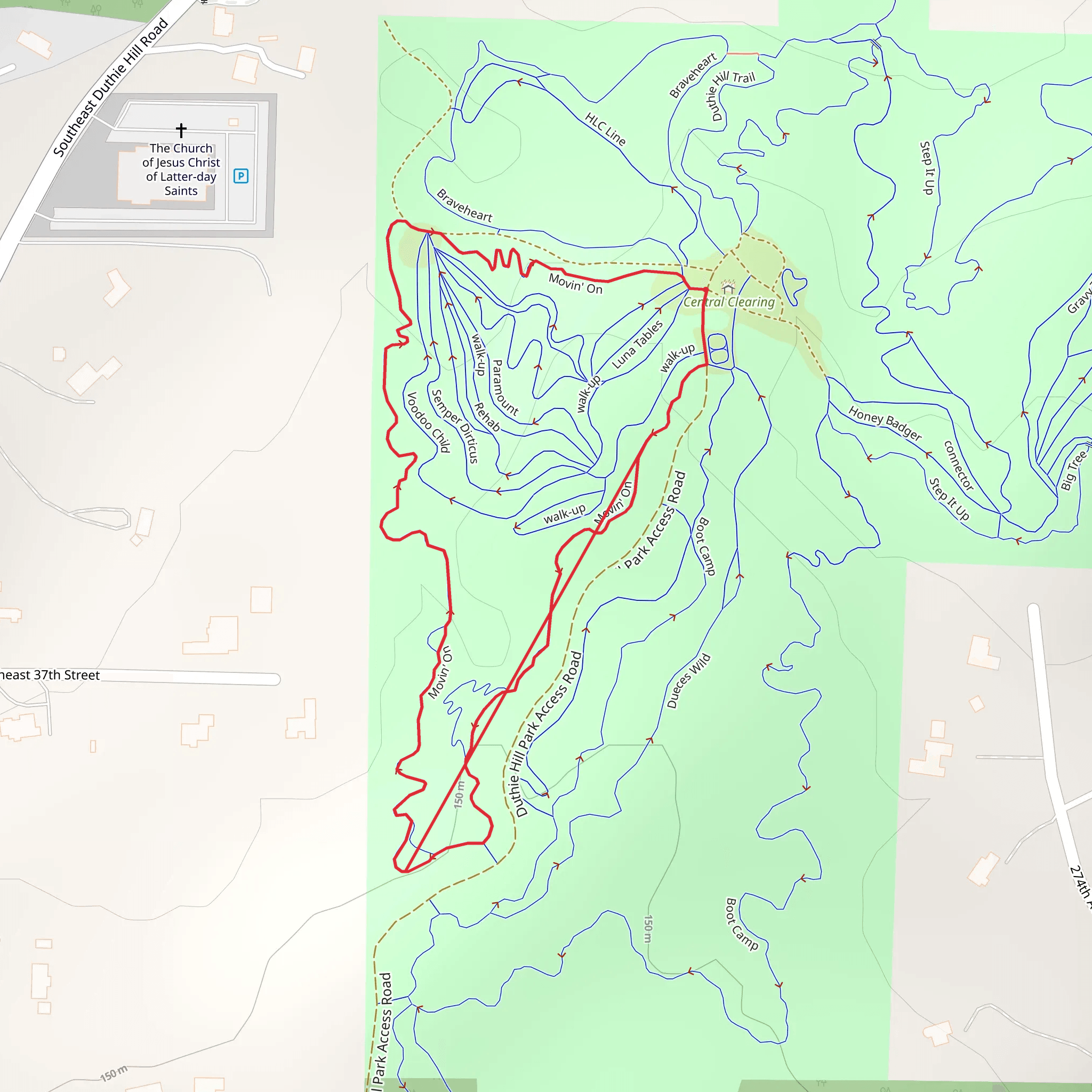 Flow Park Loop mobile static map