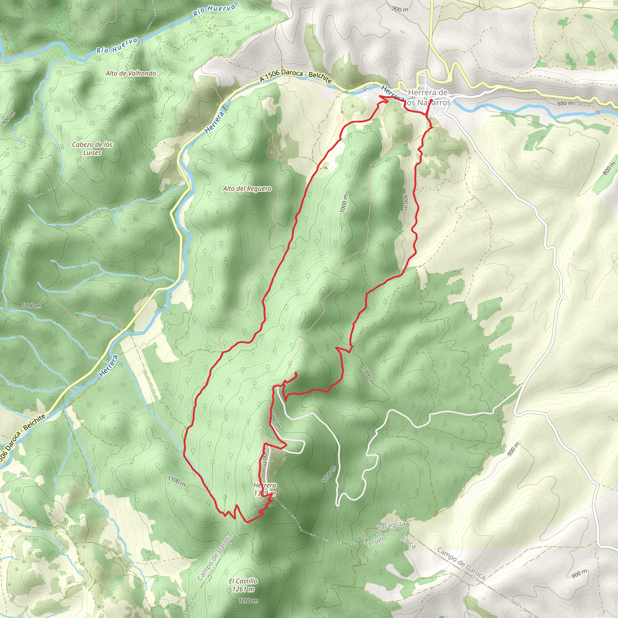 Herrera de los Navarros - Virgin of Herrera PR Z 25 mobile static map