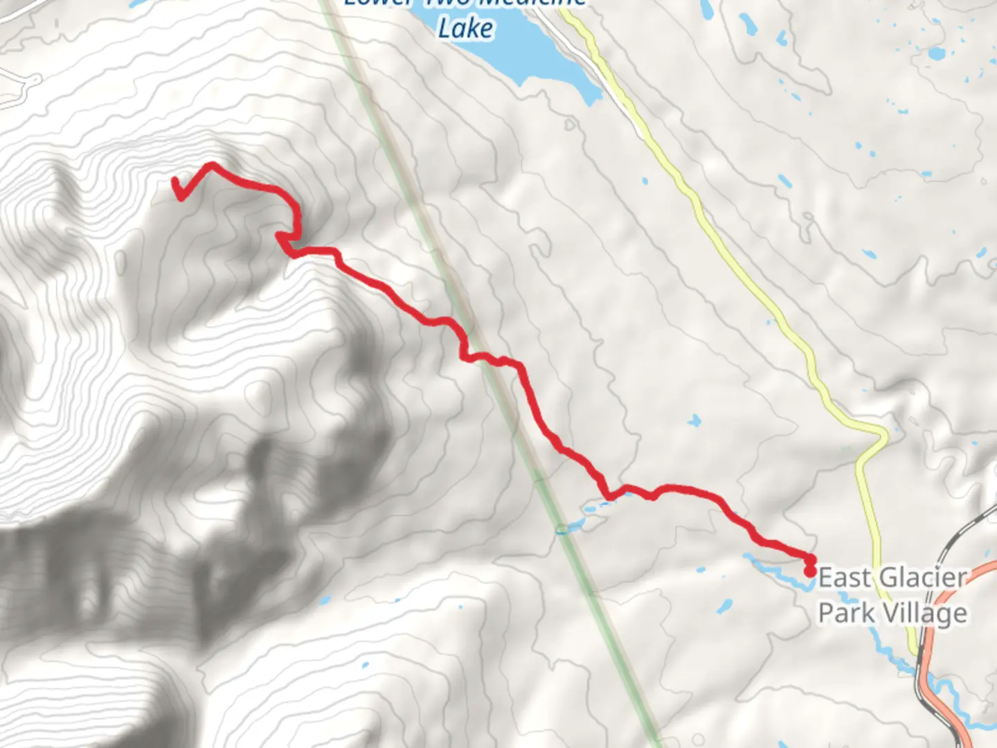 An image depicting the trail Scenic Point and Bald Hill via CDT and its surrounding area.