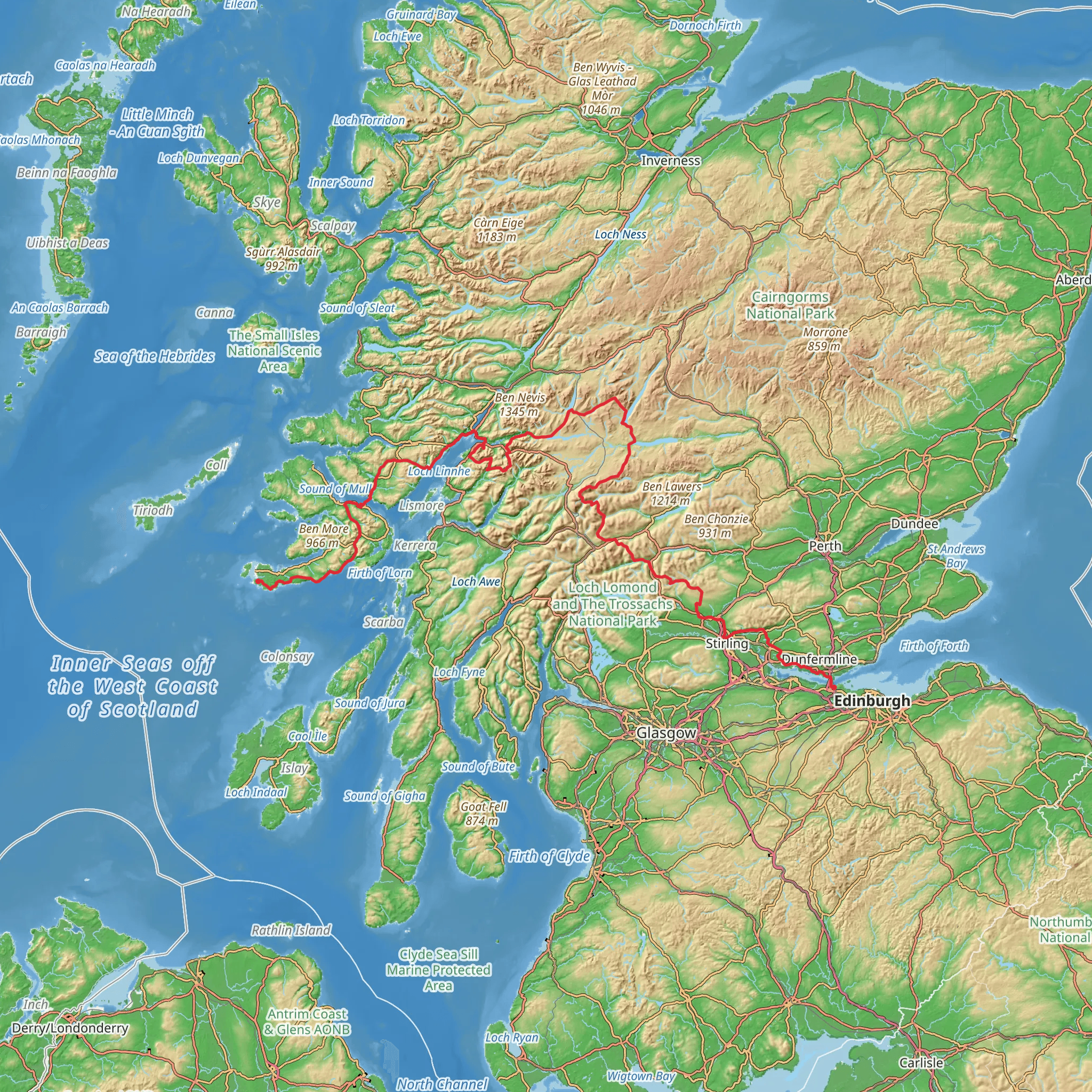 Stevenson Way mobile static map