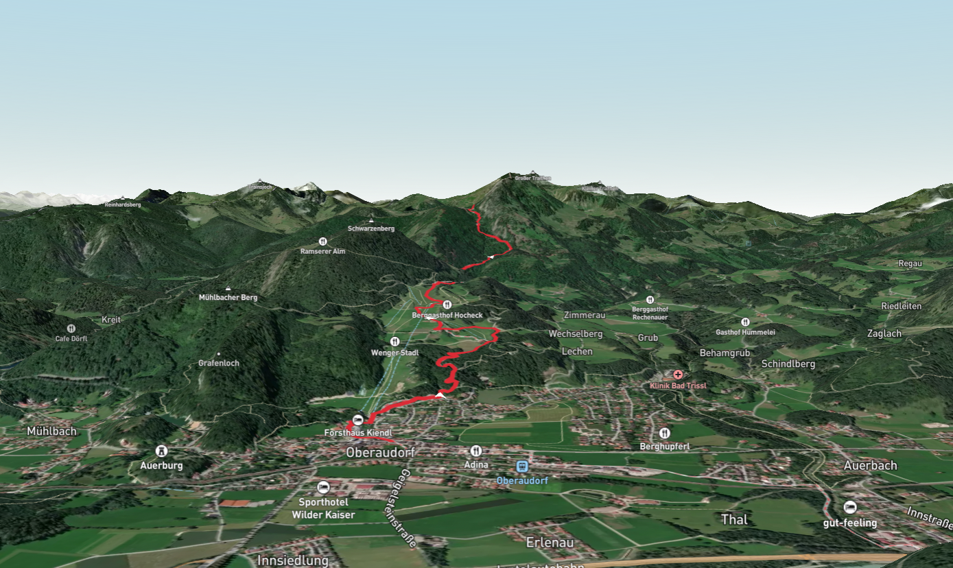 Oberaudorf to Brünnsteinhaus Walk