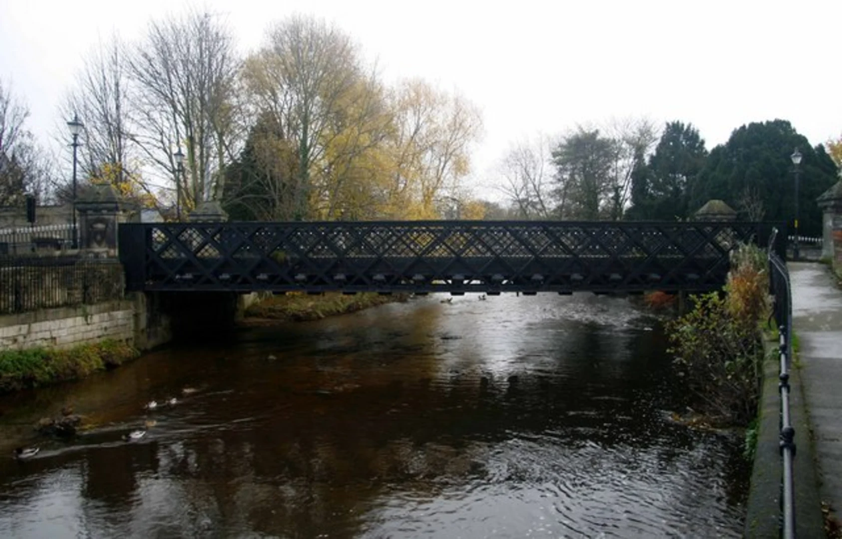 An image depicting the trail River Skell and River Skell Ford Loop - Bondgate Bridge and its surrounding area.