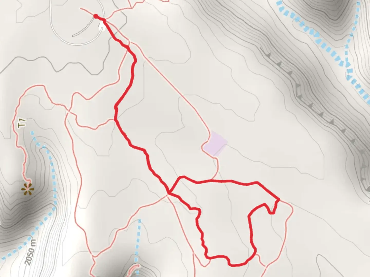 An image depicting the trail Long House and Badger House Community Loop Trail and its surrounding area.