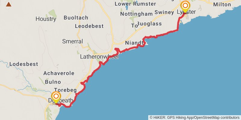 John o'Groats Trail stage 10 Map