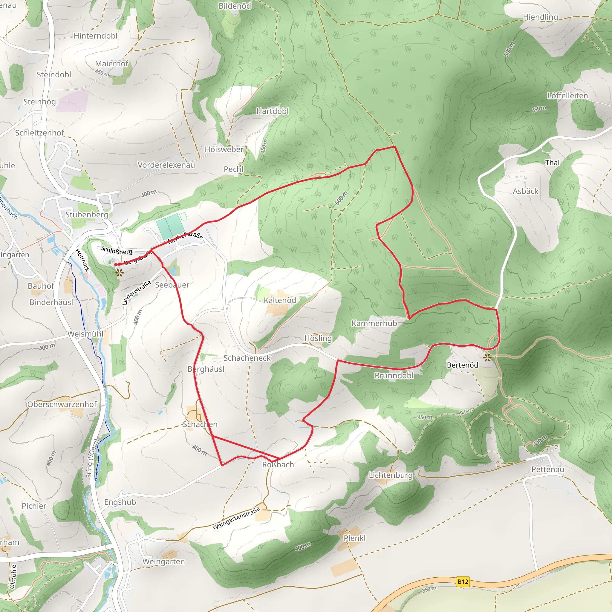 Stubenberg Loop mobile static map