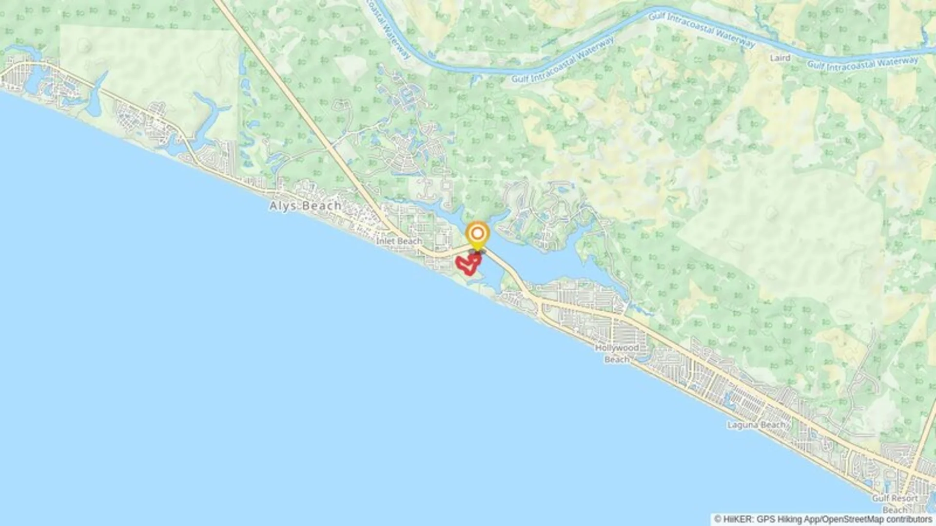 An image depicting the trail Camp Helen State Park Loop and its surrounding area.