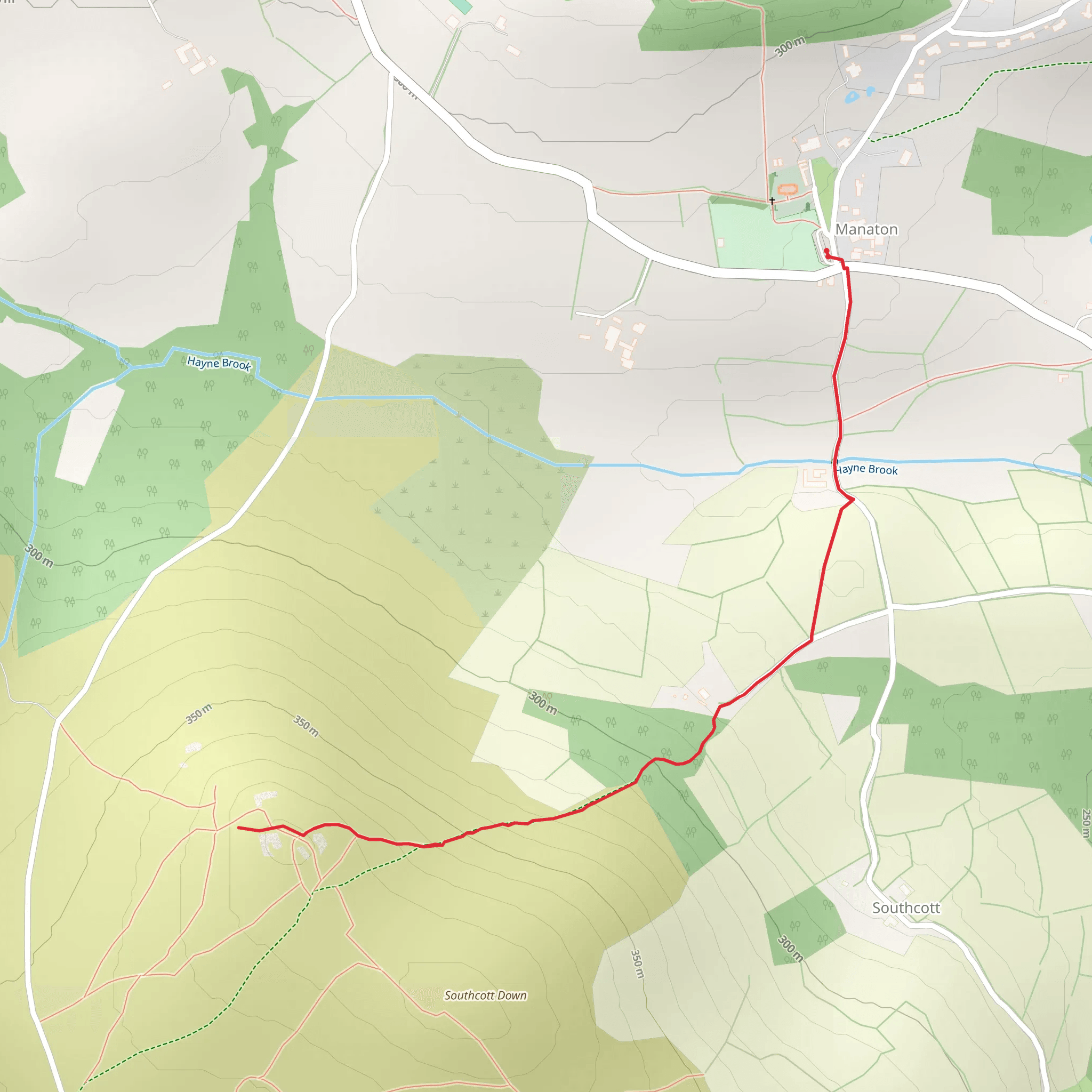 Bowerman's Nose Walk mobile static map