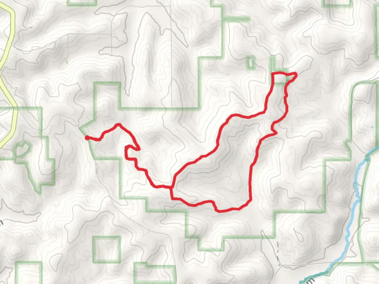 An image depicting the trail Roberts and Thomas - Little Africa - Cemetery Loop and its surrounding area.