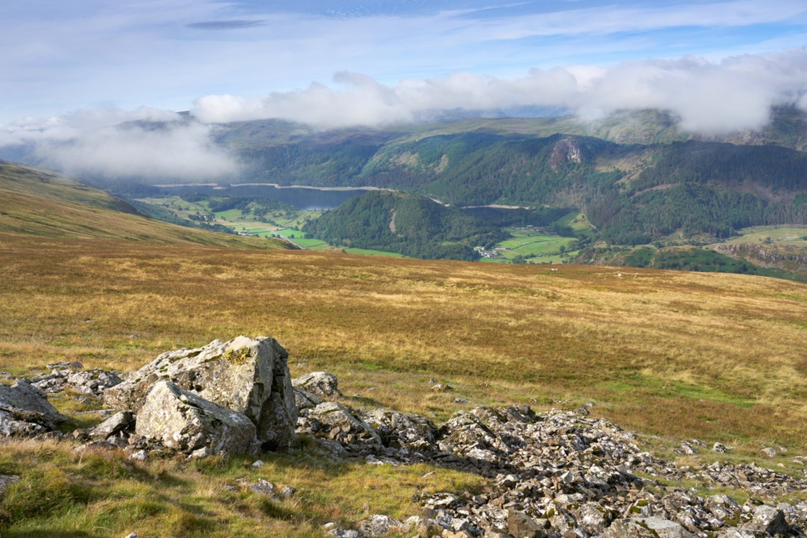 An image depicting the trail Watson's Dodd and its surrounding area.