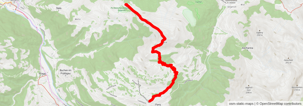 Panyer Rundweg stage 2 Map